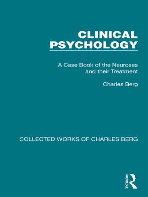 cover image of Clinical Psychology